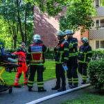 Hamburg Billstedt - Mann bei Feuer verletzt
