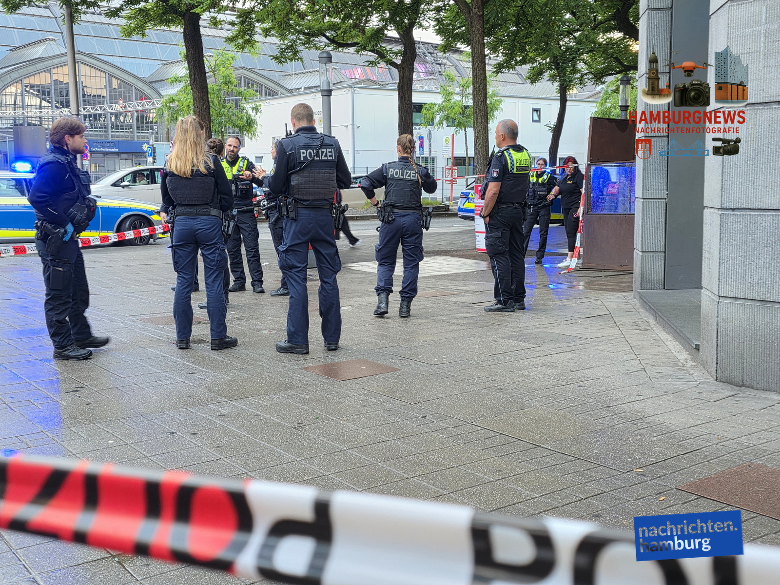 Hamburg St. Georg - Messerstecherei nahe dem Hauptbahnhof