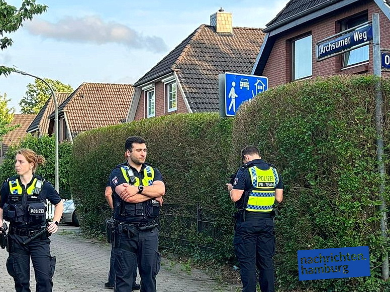 Polizei Archsumer Weg Oststeinbeker Weg
