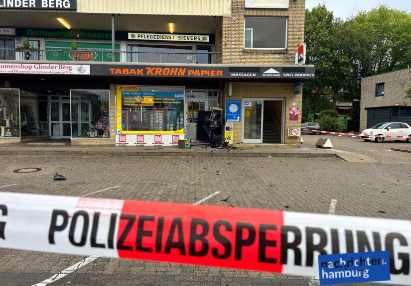 Glinde - Geldautomat gesprengt
