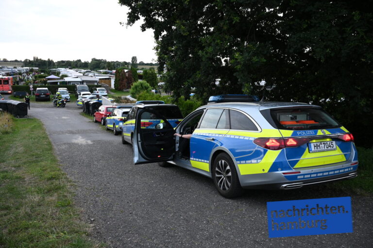 Hamburg Ochsenwerder - Messerstecherei auf Campingplatz