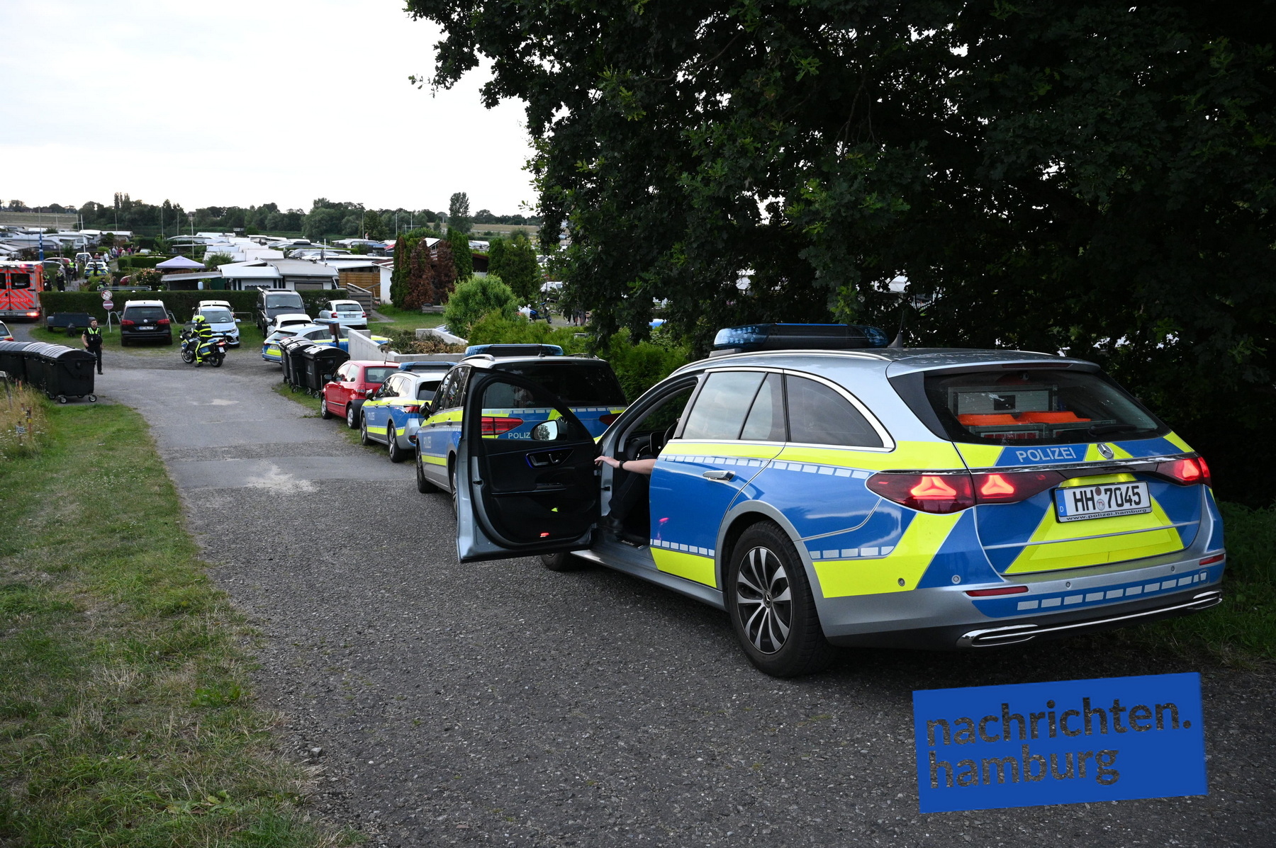 Hamburg Ochsenwerder - Messerstecherei auf Campingplatz
