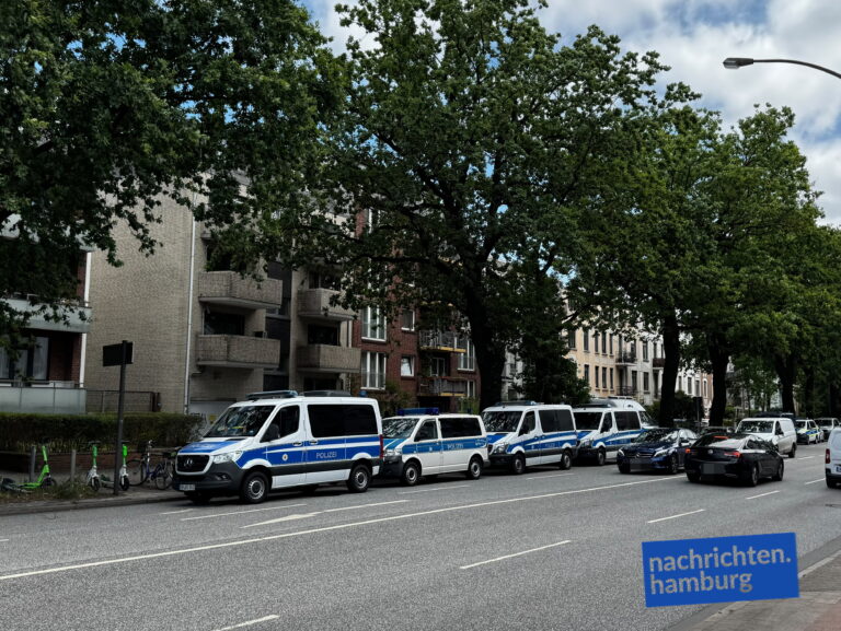 Durchsuchung Bahrenfelder Chaussee Schleusung