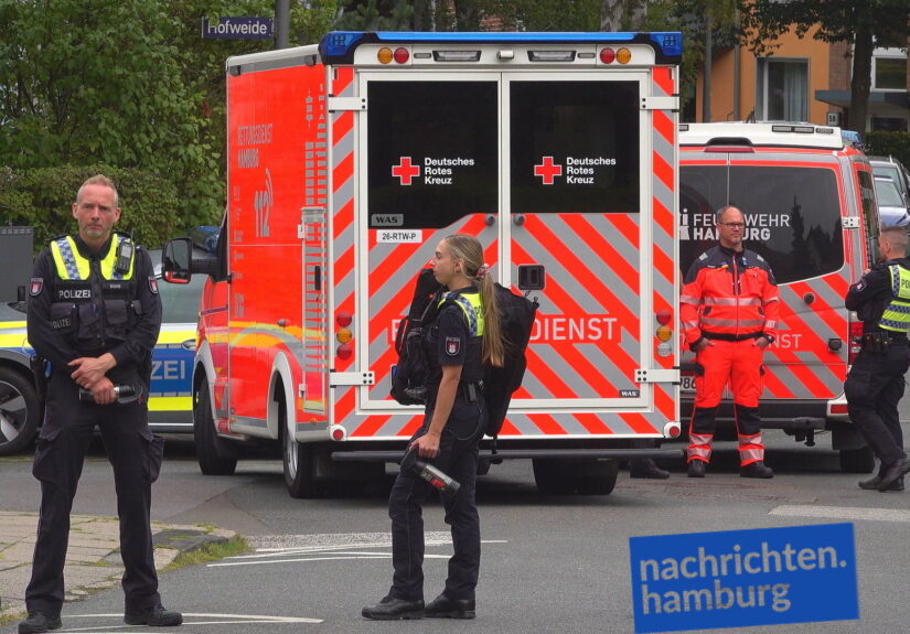Rettungswagen vor Ort