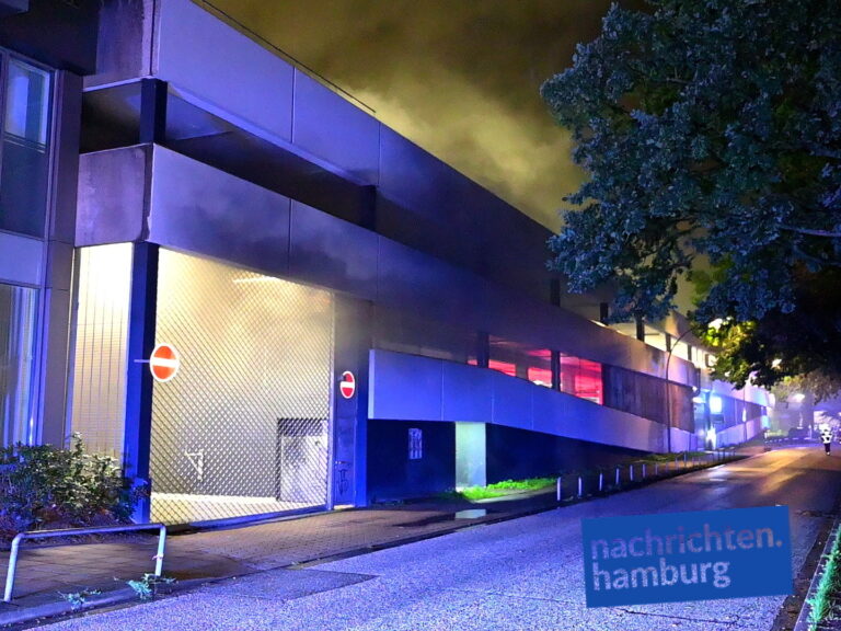 Feuer im Parkhaus