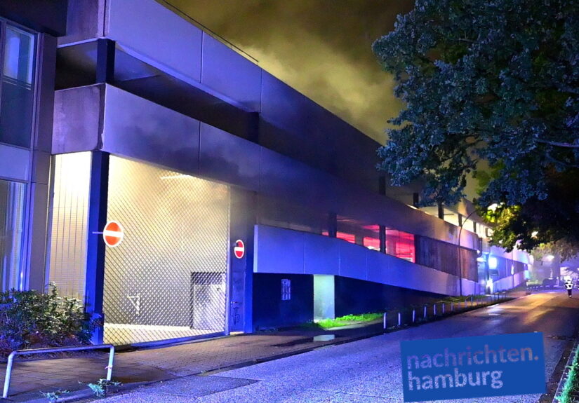 Feuer im Parkhaus