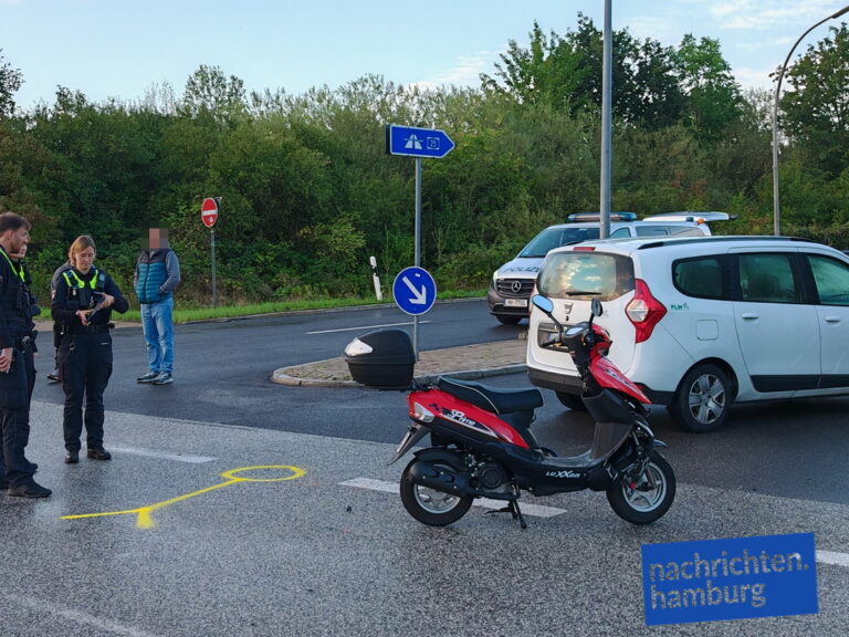 Unfall auf der Kreuzung