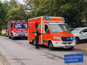 Rettungskräfte vor Ort