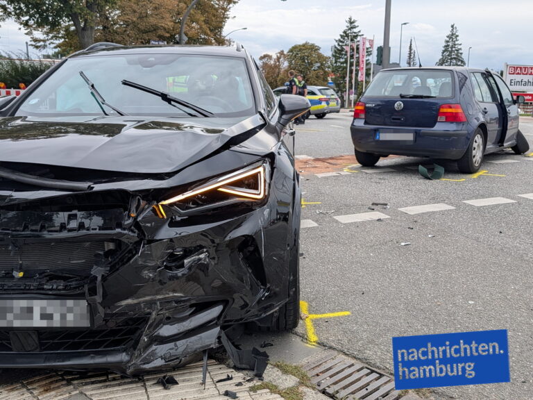 Unfall in Nahaufnahme