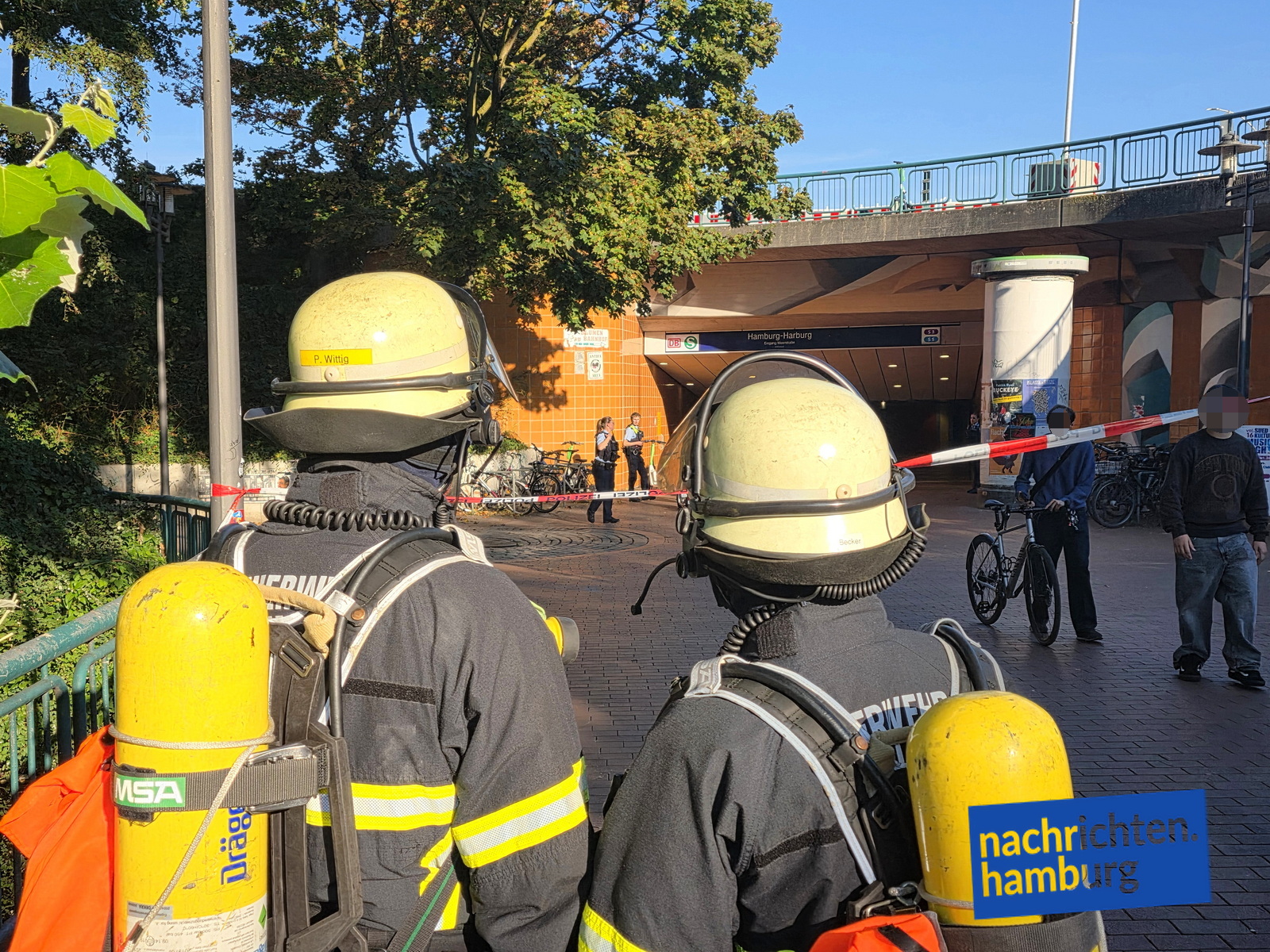 Der Bahnhof musste evakuiert werden
