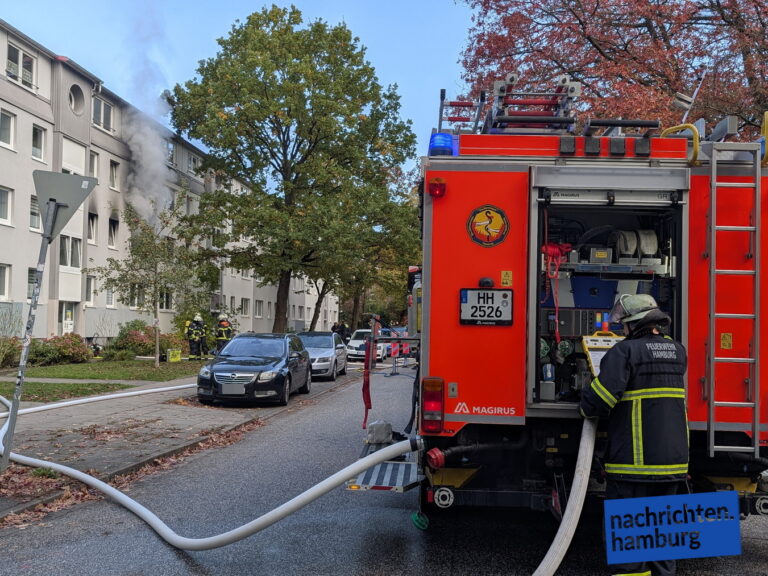 Feuer in der Straße Am Heegen