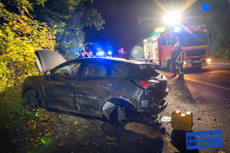 Unfallstelle Möllner Landstraße Glinde
