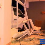 Der Transporter steht im Schaufenster des Sonnenstudios in Neu Wulmstorf