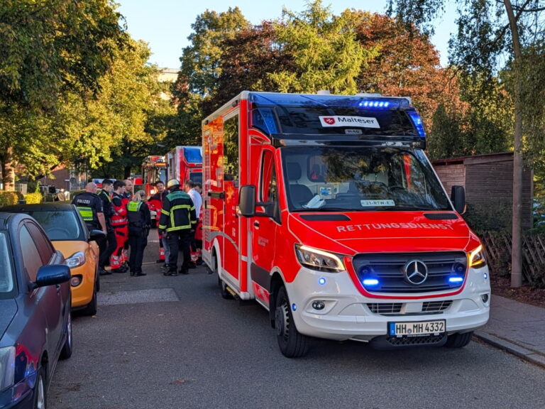 Viele Einsatzkräfte an der Einsatzstelle