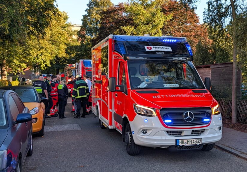 Viele Einsatzkräfte an der Einsatzstelle