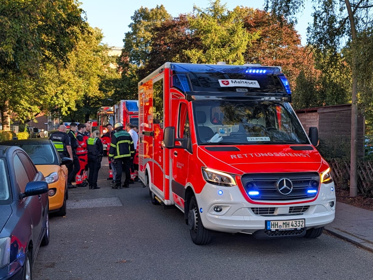 Viele Einsatzkräfte an der Einsatzstelle