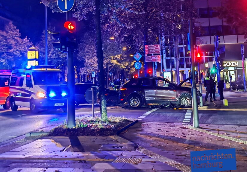 Unfall Neuer Jungfernstieg Lombardsbrücke