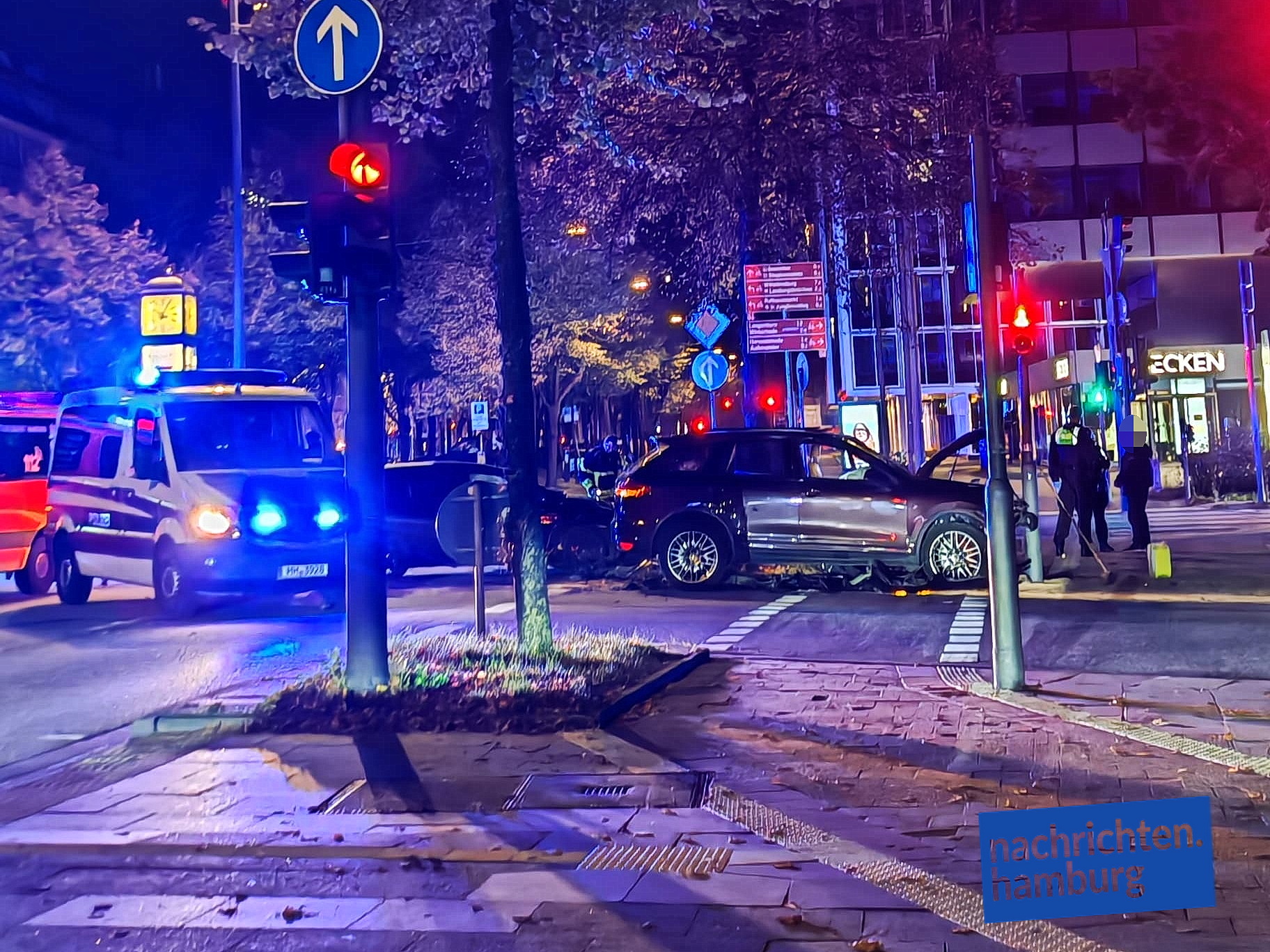 Unfall Neuer Jungfernstieg Lombardsbrücke